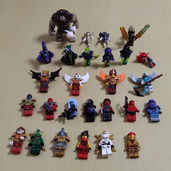 80【ジャンク】 レゴ ミニフィグ LEGO 人形 忍者ゴー ニンジャゴー 忍者 ゴーニンジャ 等