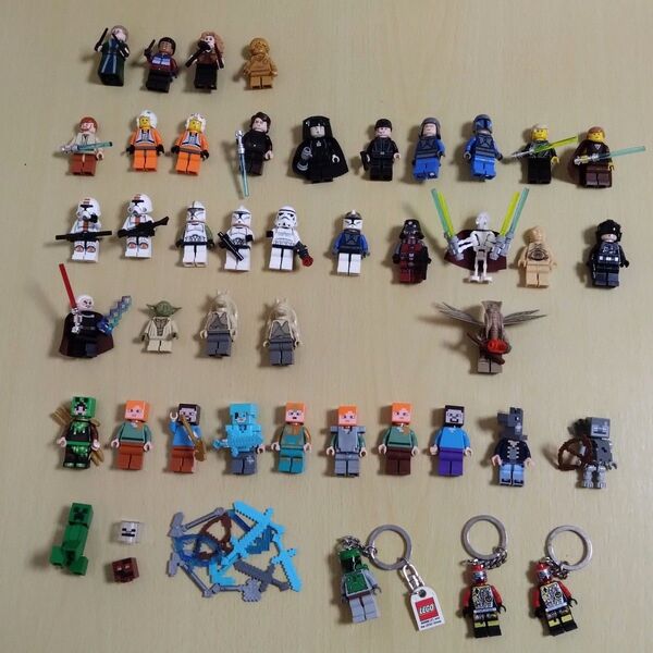 82【ジャンク】 レゴ ミニフィグ LEGO 人形 ハリーポッター スター・ウォーズ マインクラフト ハリー ポッター等