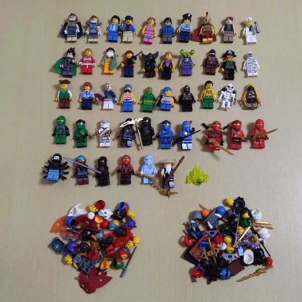 84【ジャンク】 レゴ ミニフィグ LEGO 人形 ニンジャゴー 忍者 等