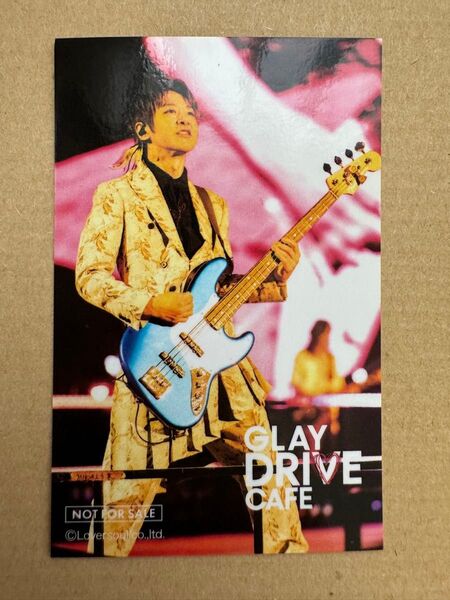 GLAY DRIVE CAFE ステッカー JIRO