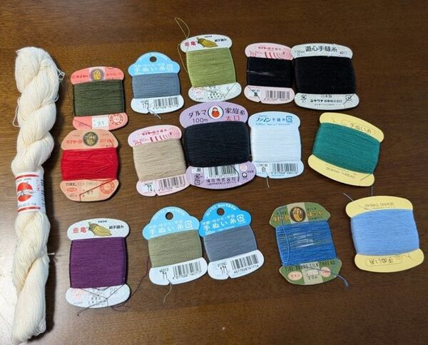 手縫い糸 まとめ売り ダルマ家庭糸 遊心手縫い糸など