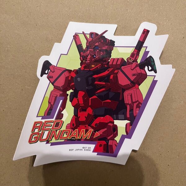 一番くじ 機動戦士Gundam GQuuuuuuX ジークアクスvol.2 G賞 ダイカットステッカー赤いガンダム