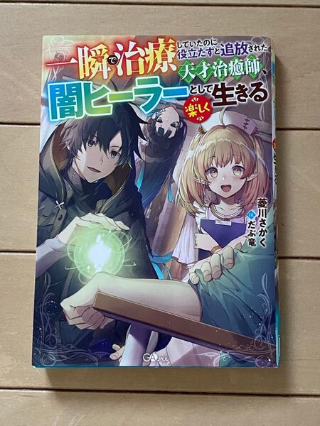 ノベル1巻 一瞬で治療していたのに役立たずと追放された天才治癒師、闇ヒーラーとして楽しく生きる (GAノベル) 菱川さかく/著
