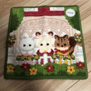 FEILER x SYLVANIAN FAMILIES Handkerchief Medium Green/Dark Green