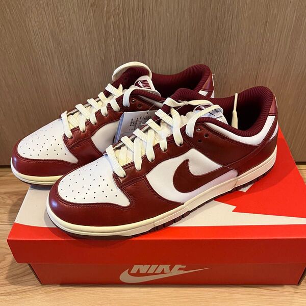 Nike Women's Dunk Low PRM Team Red and White