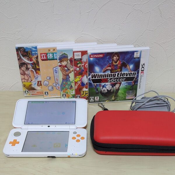 Nintendo 3DS 2ds ll ニンテンドー ホワイト×オレンジ