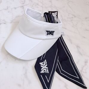 PXGピーエックスジー ゴルフレディースバイザー リボンバイザー ゴルフ帽子