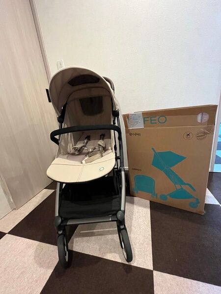 サイベックス オルフェオ 2024 アーモンドベージュ ベビー用品 Cybex ベビーカー サイベックス 保証付き 箱付き
