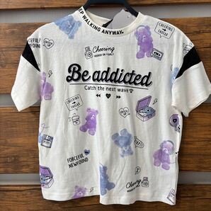 くまさん腕メッシュTシャツ新品140cm