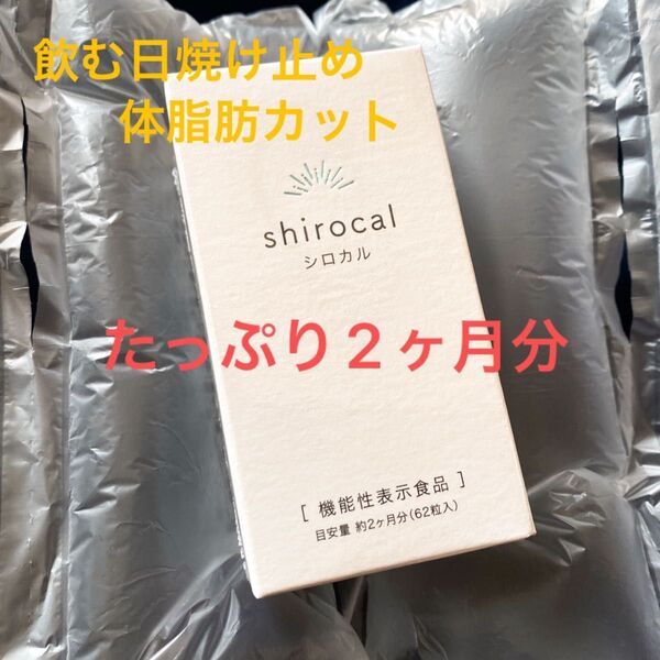 シロカル 大容量2ヶ月分 飲む日焼け止め 体脂肪カット ダイエットサプリ オルト