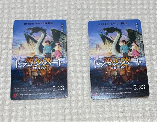 ドラゴンハート 徳島発 霊界探訪記 ムビチケカード2枚セット