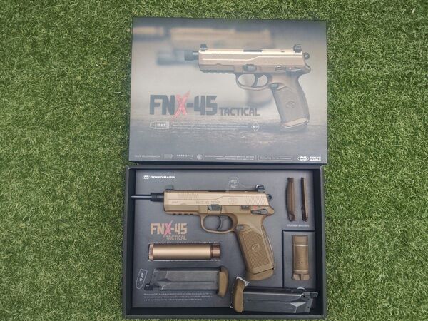 東京マルイ FNX-45 TACTICAL ガスブローバックガン カスタム