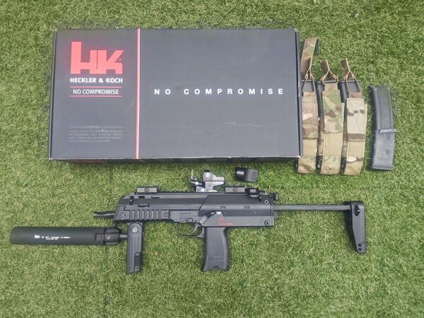 VFC HK MP7A1GBB カスタム サプレッサー 、ブッシュネルドットサイト 付属
