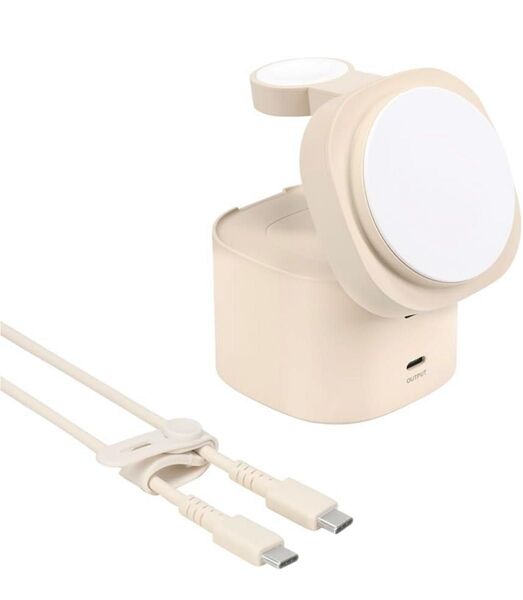 新品未使用品 MOTTERU (モッテル) 4in1 マグネット式 ワイヤレス充電器 MagSafe対応 Qi2認証品