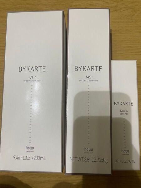 バイカルテシャンプーCH&トリートメントMS&ヘアミルク3点セット