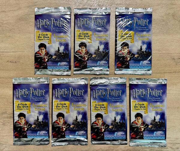 【新品未開封】ハリーポッターとアズカバンの囚人 トレカ 7パックセット