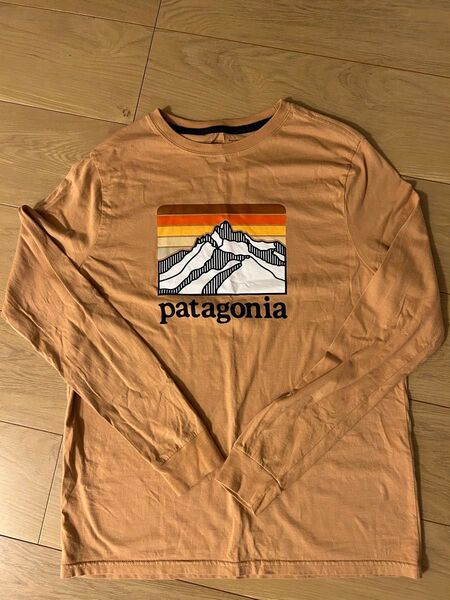 Patagonia キッズ・ロングスリーブ・スカイライン・ステンシル・TシャツXXL