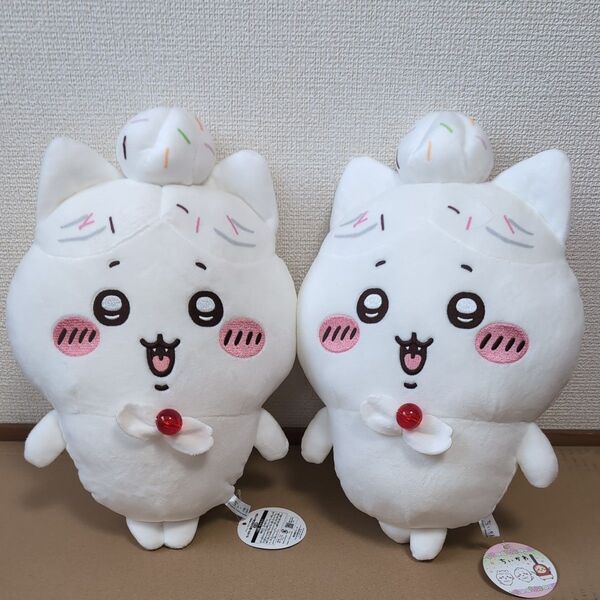 ちいかわ 誕生日BIGぬいぐるみ 2個セット ハチワレ