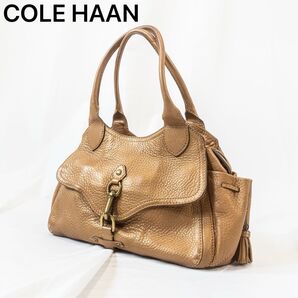 COLE HAAN コールハーン ハンドバッグ トートバッグ レザー シボ革