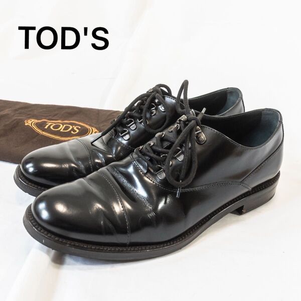 TOD'Sトッズ レザー 本革 ドレスシューズ ビジネス 本革 レザー 25cm ブラック