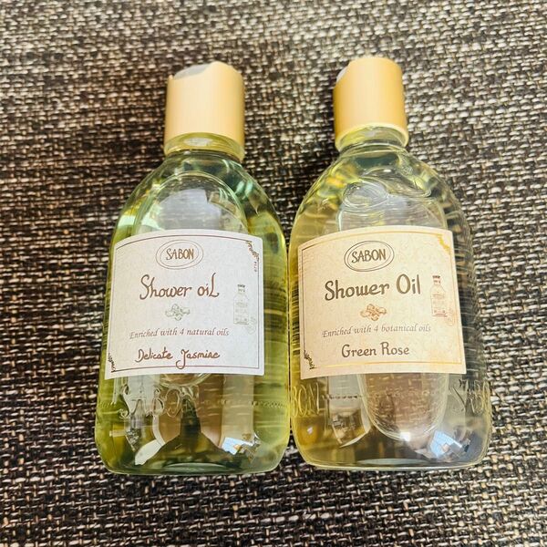 サボン SABON シャワーオイル デリケートジャスミン グリーンローズ
