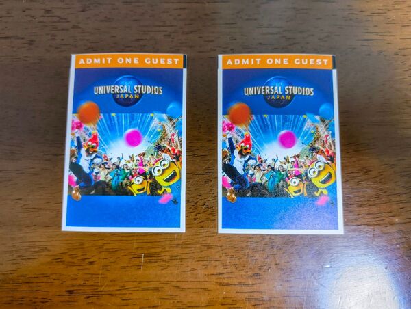 USJ チケット ユニバーサルスタジオジャパン ペア パートナーフリーパス チケット