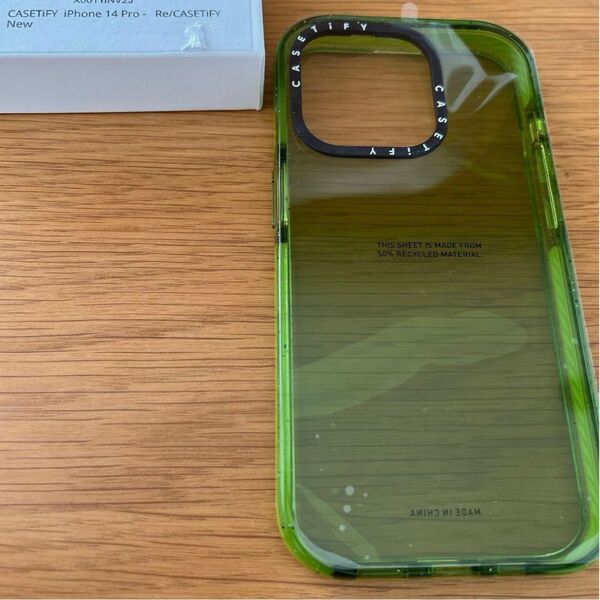 ☆☆半額セール中☆☆ iPhone14Pro用ケース キウイグリーン kiwi