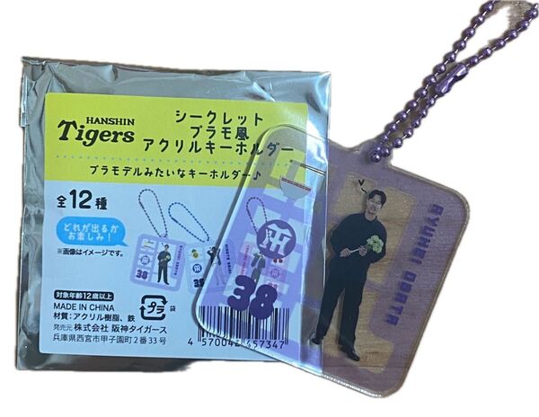 小幡竜平選手 TORACOシークレットプラモ風アクリルキーホルダー 阪神タイガース