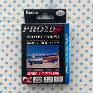 Kenko レンズフィルター 保護フィルター 37㎜ 日本製 クロス付き