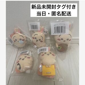 ちいかわ うさぎだらけくじ D賞 マスコット(どんぐりDJ) E賞 ぬいぐるみバッジ
