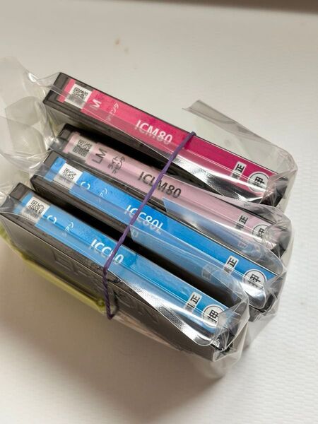 EPSON 純正インク 4個セット ICM80 ICLM80 ICC80 ICC80L