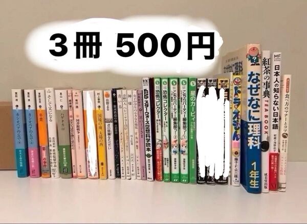 3冊500円 小説 児童書 実用書