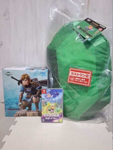 Switchソフト ゼルダの伝説 知恵のかりもの 1番くじラストワン賞 リンクフィギュアセット