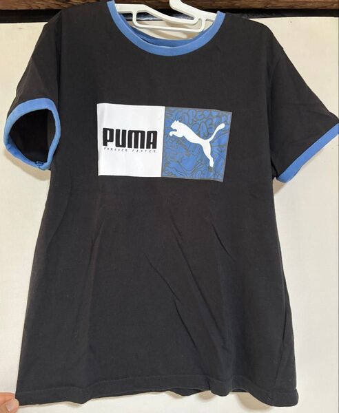 PUMA Tシャツ ブラック 140㎝ 綿100%