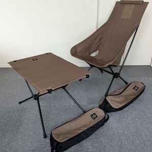ヘリノックス タクティカル チェアツー コヨーテ & タクティカルテーブル М コヨーテ セット販売 (中古)