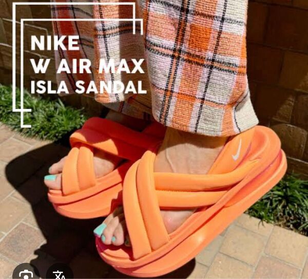 エア マックス アイラ W Air Max Isla Sandal NIKE ナイキ オレンジ ピーチクリーム 23cm