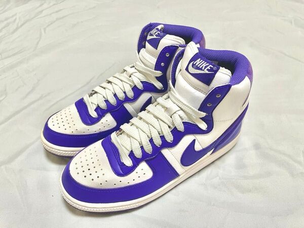 NIKE ナイキ WMNS TERMINATR HI BASIC(ターミネーター ハイ パープル/ホワイト)25.0cm
