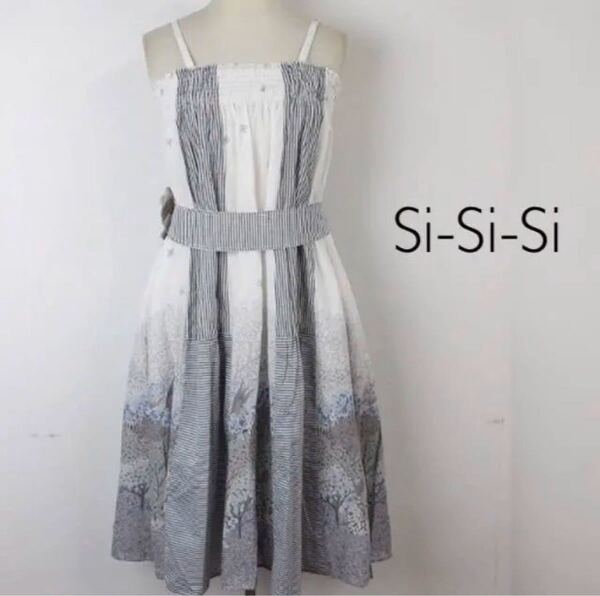 値下げ! *美品* Si-Si-Si フラワー プリント キャミワンピース 花柄