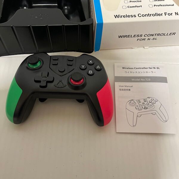 【ジャンク】Switch スイッチ コントローラー プロコン ワイヤレスコントローラー 社外製 T-23
