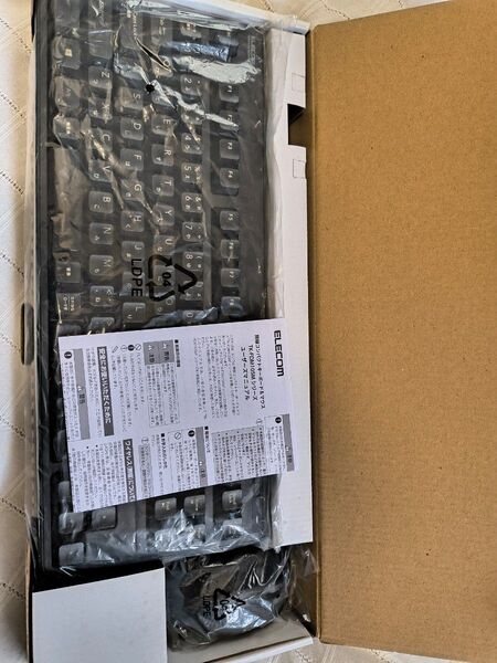 ELECOM コンパクトキーボード&マウス TK-FDM105M ブラック