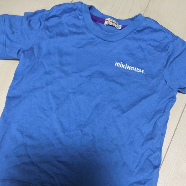ミキハウス バックボックスロゴTシャツ