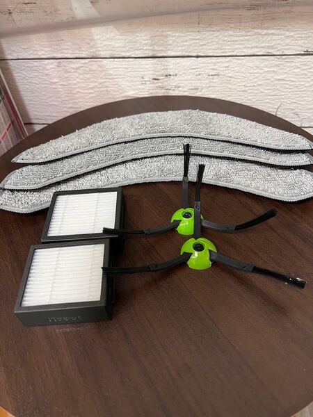 iRobot 純正正規品 ルンバコンボ モップパッド3.フィルター2.エッジブラシ2 ルンバ iRobot comboシリーズ
