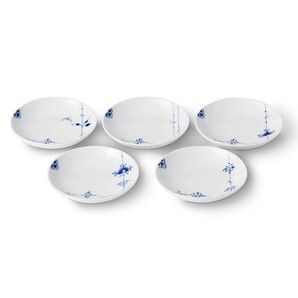 【新品】ロイヤルコペンハーゲン ブルーパルメッテ プレート10cm 5柄セット 1052404 ★化粧箱なし★