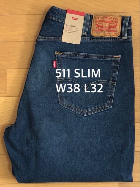 Levi's 511 SLIM FIT CANYON DARK W38 L32