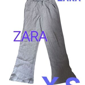ZARA 春夏 ウエストリボン イージーパンツXS