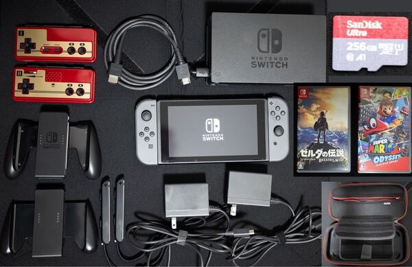 Nintendo Switch 本体・ソフト・コントローラー他お得セット グレー 初期化済み 任天堂 ニンテンドー ゼルダ マリオ