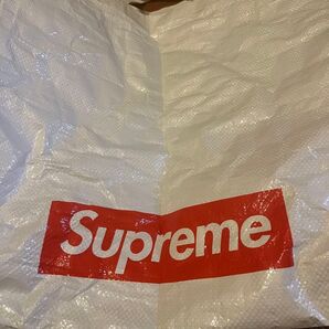 Supreme ショッパー トートバッグ ホワイト ロゴ●エコノベルティ