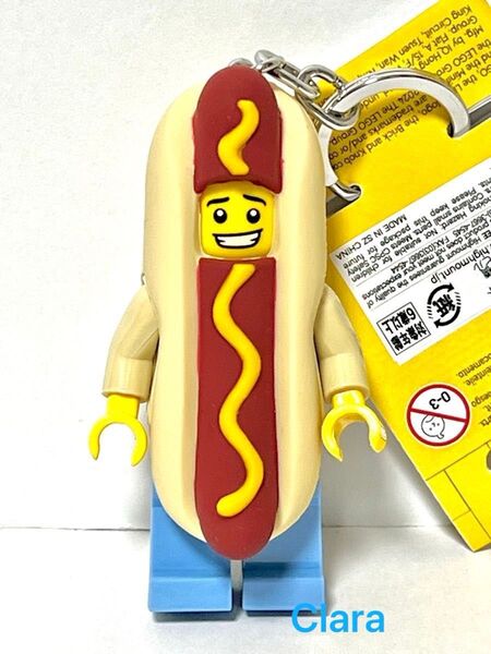 LEGO レゴ ホットドッグ LEDライト キーホルダー 新品