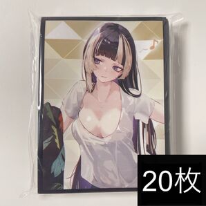 【儒烏風亭 らでん】ホロカ エール 用 20枚 OSR OUR SEC スリーブ ホロライブ 構築済み デッキ 箔押しサイン 優勝