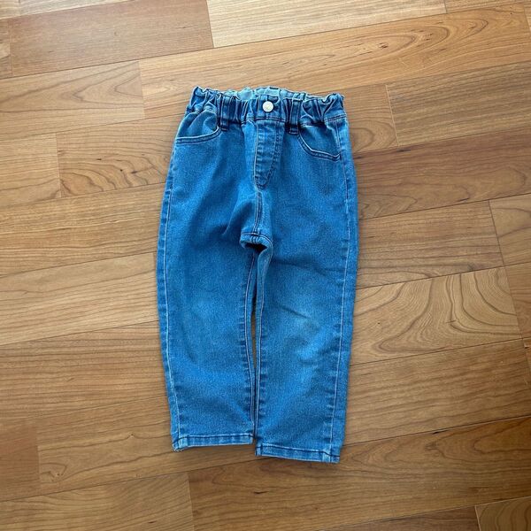 アプレレクール デニム リボン ジーンズ デニム デニムパンツ キッズ